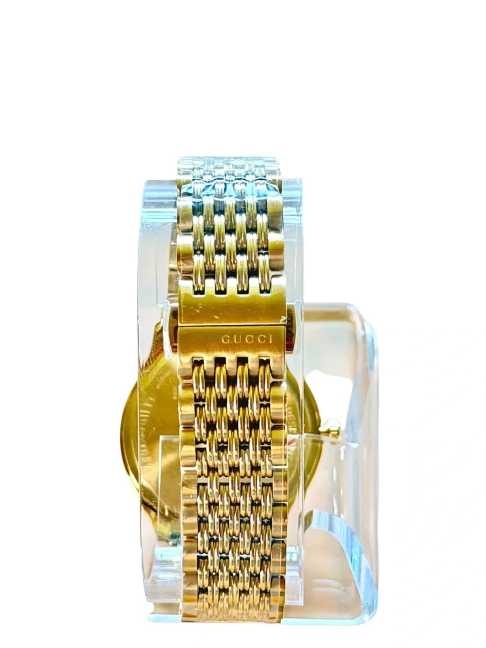 GUCCI G-Timeless Gold Steel Bee Star Dial Ladies Watch NWT YA1264155 Full Set